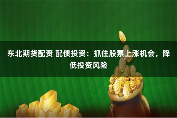 东北期货配资 配债投资：抓住股票上涨机会，降低投资风险