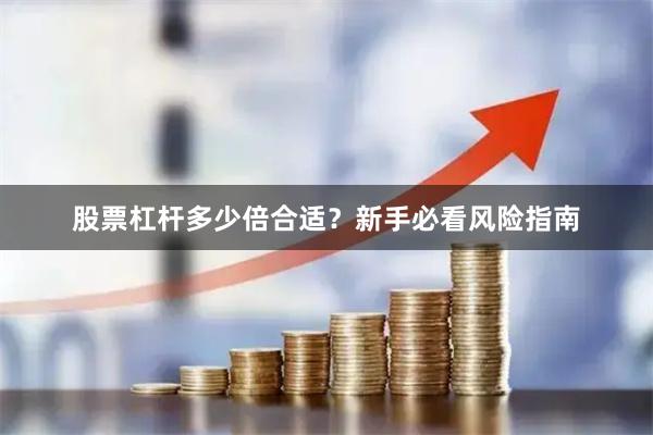 股票杠杆多少倍合适？新手必看风险指南